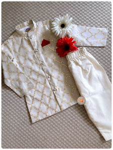 Barfi Kurta Set - Moti
