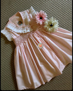 Load image into Gallery viewer, Handsmocked Angrakha Pink Dress
