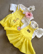 Load image into Gallery viewer, Custard Onesie- Giraffe Embroidered
