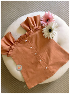Musk Melon Khadi Blouse