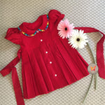 Load image into Gallery viewer, Cherry Rosette Shirt  Dress
