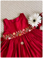 Load image into Gallery viewer, English Flower Garden Dress- Red

