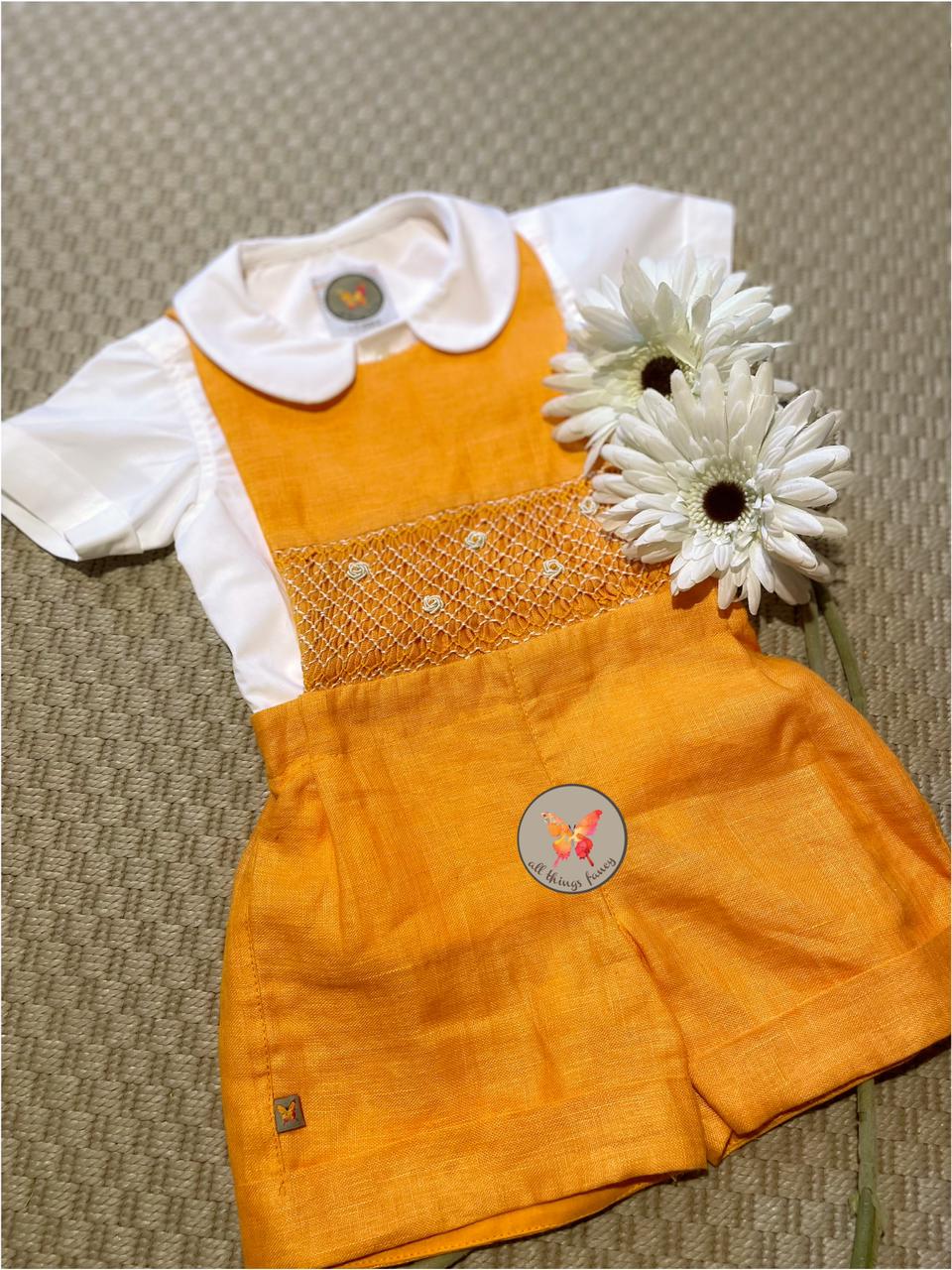 Vintage Handsmocked Jumper Set