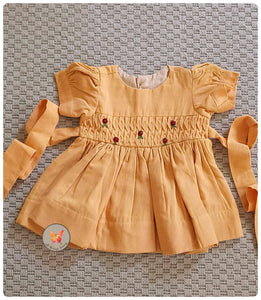 Rosette Dress Musk