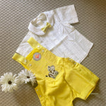 Load image into Gallery viewer, Custard Onesie- Cow Embroidered
