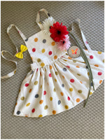 Load image into Gallery viewer, The Multi-Polka Pinafore
