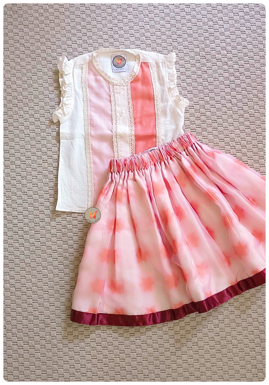 Classic Organza Star Print Set