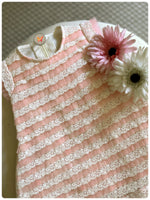 Load image into Gallery viewer, Lace &amp; pleats Tunic Dress
