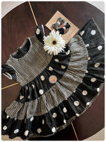 Load image into Gallery viewer, “The Classic B&amp;W Twirl” Dress

