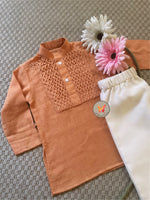 Load image into Gallery viewer, The Honeycomb Smocked Set- Musk
