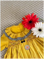 Load image into Gallery viewer, Ruffled Neck Smocked Dress
