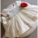 Load image into Gallery viewer, The Polka Handsmocked Dress
