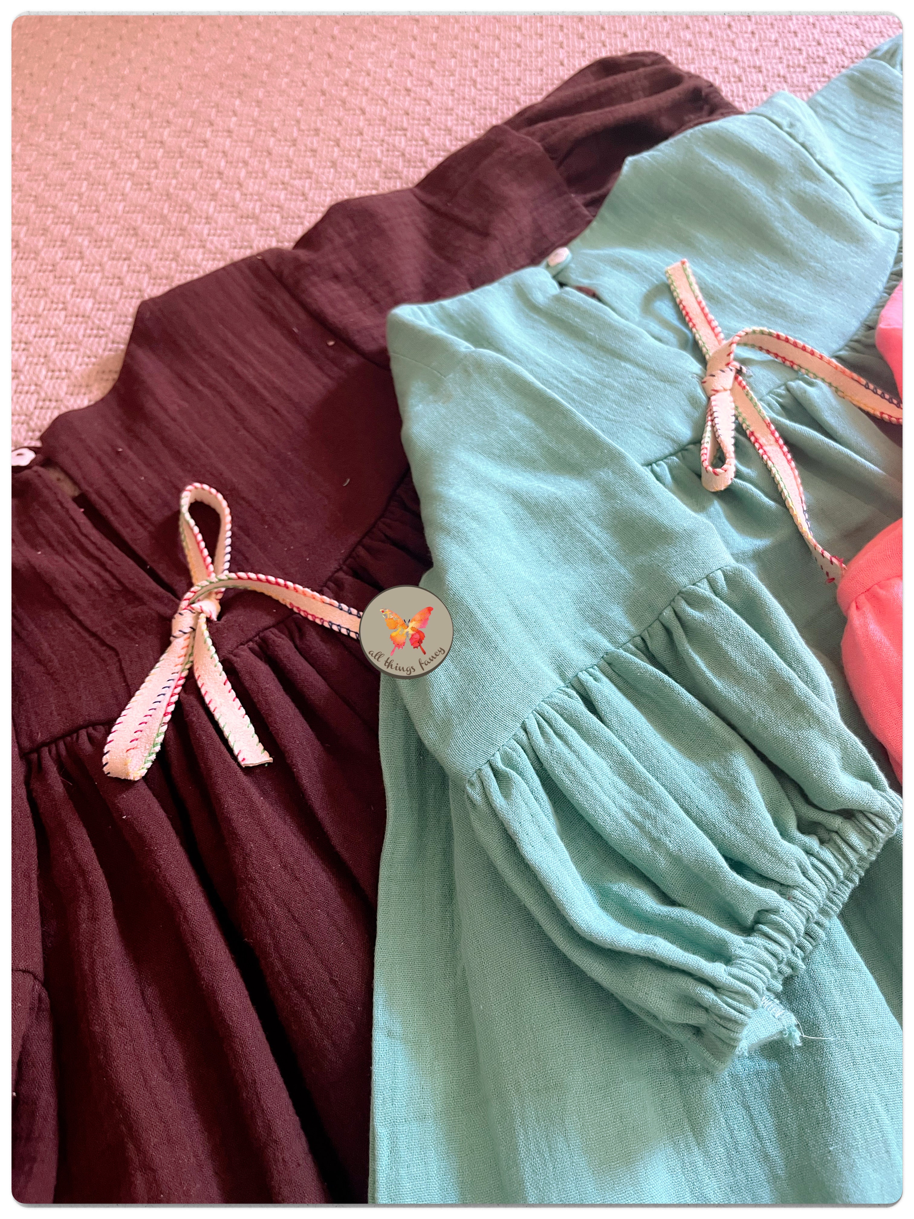 Crinkle Caramel Dress