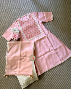 The Honeycomb Suit Set- Blush