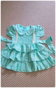 Tiered Aasmani Dress