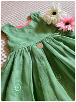Load image into Gallery viewer, “Masakali” Ankle Dress - Moss Green
