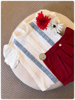 Load image into Gallery viewer, Mock Suspenders Shorts set
