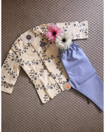 Load image into Gallery viewer, Mul Mul Embroidered Kurta Set - Grey

