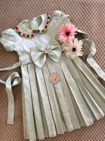 Load image into Gallery viewer, The Rosette Dress- Mint
