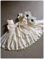 Load image into Gallery viewer, Oatmeal Daisy First Bday Dress
