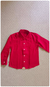Pintucked Khadi Boy Shirt