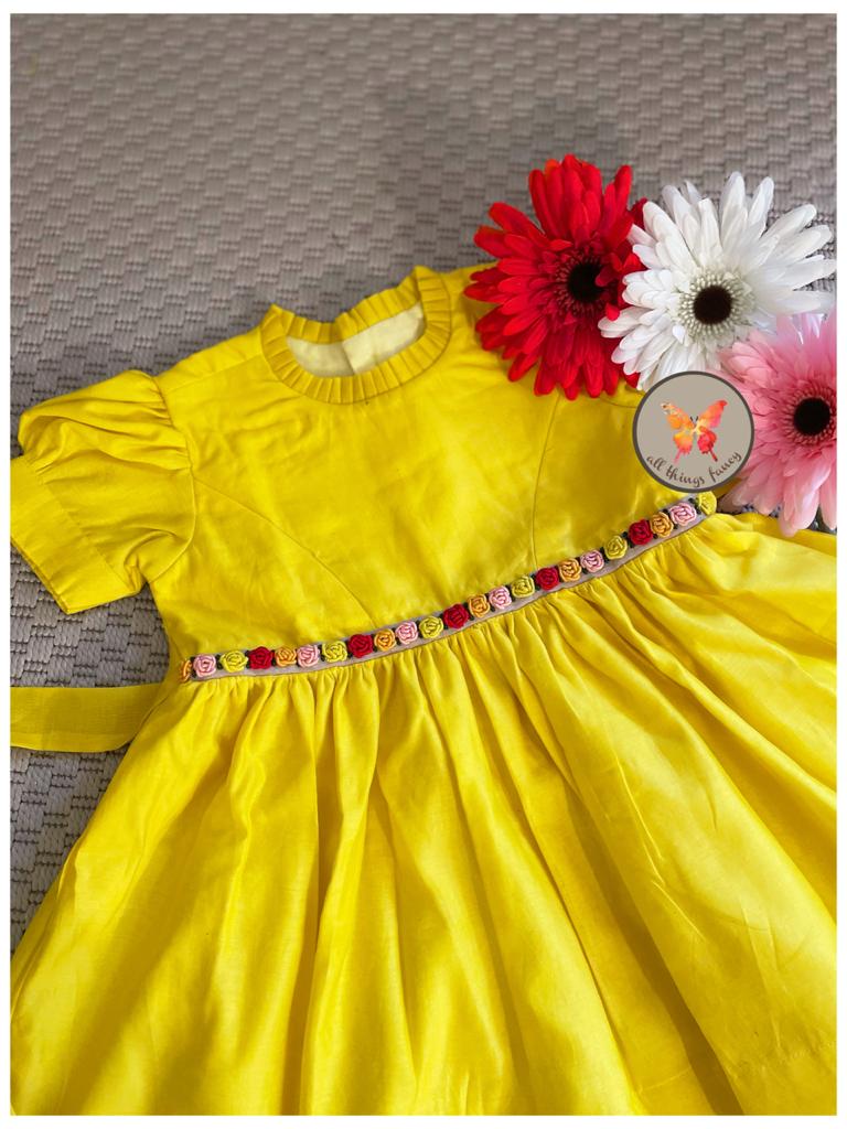 Sunshine Rosette Dress