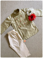 Load image into Gallery viewer, Sage Mughal Boota Kurta Set
