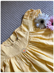 Crinkle Custard Dress