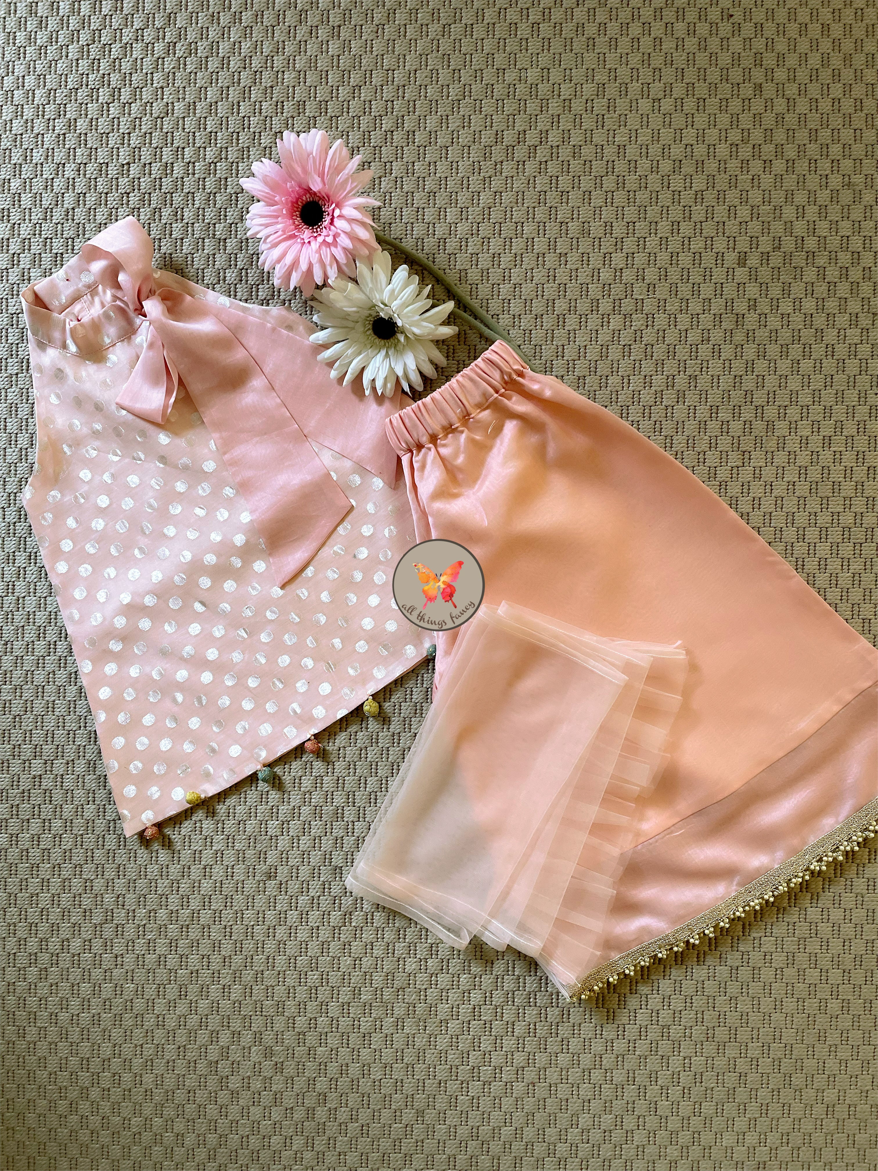 Candy Pink Sharara Set