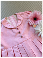 Load image into Gallery viewer, Pearl Edged Rawsilk Pink 👗
