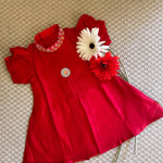 Load image into Gallery viewer, The Indian Frenchknot Tunic- Red
