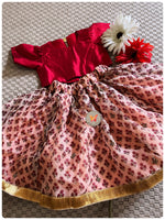 Load image into Gallery viewer, The Mughal Boota Organza Ghagra
