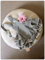 Load image into Gallery viewer, Ruffled BUMMY Romper- Ebony
