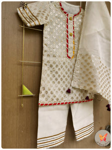 The Classic Indian Suit - Ivory