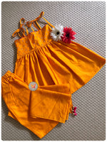 Load image into Gallery viewer, Zardozi Suit Set- Orange
