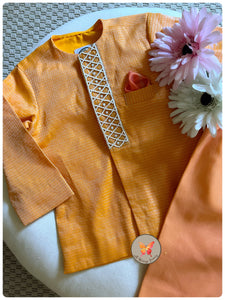 “Xoxo” Zari Checks Set - Orange