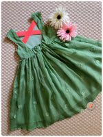 Load image into Gallery viewer, “Masakali” Ankle Dress - Moss Green
