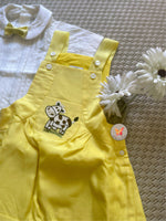 Load image into Gallery viewer, Custard Onesie- Cow Embroidered
