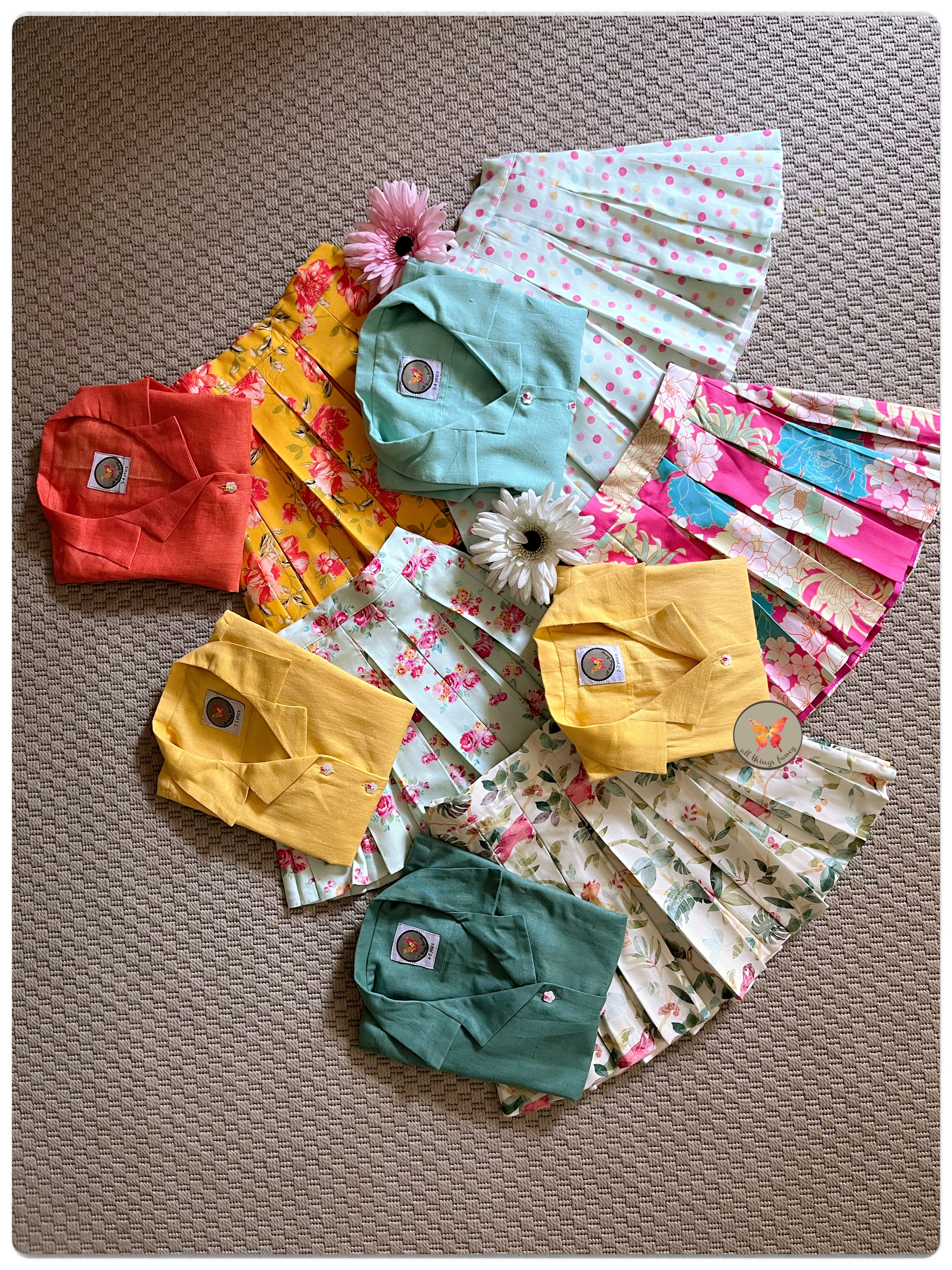 The sunny summer day set
