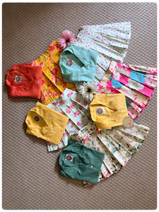 The sunny summer day set