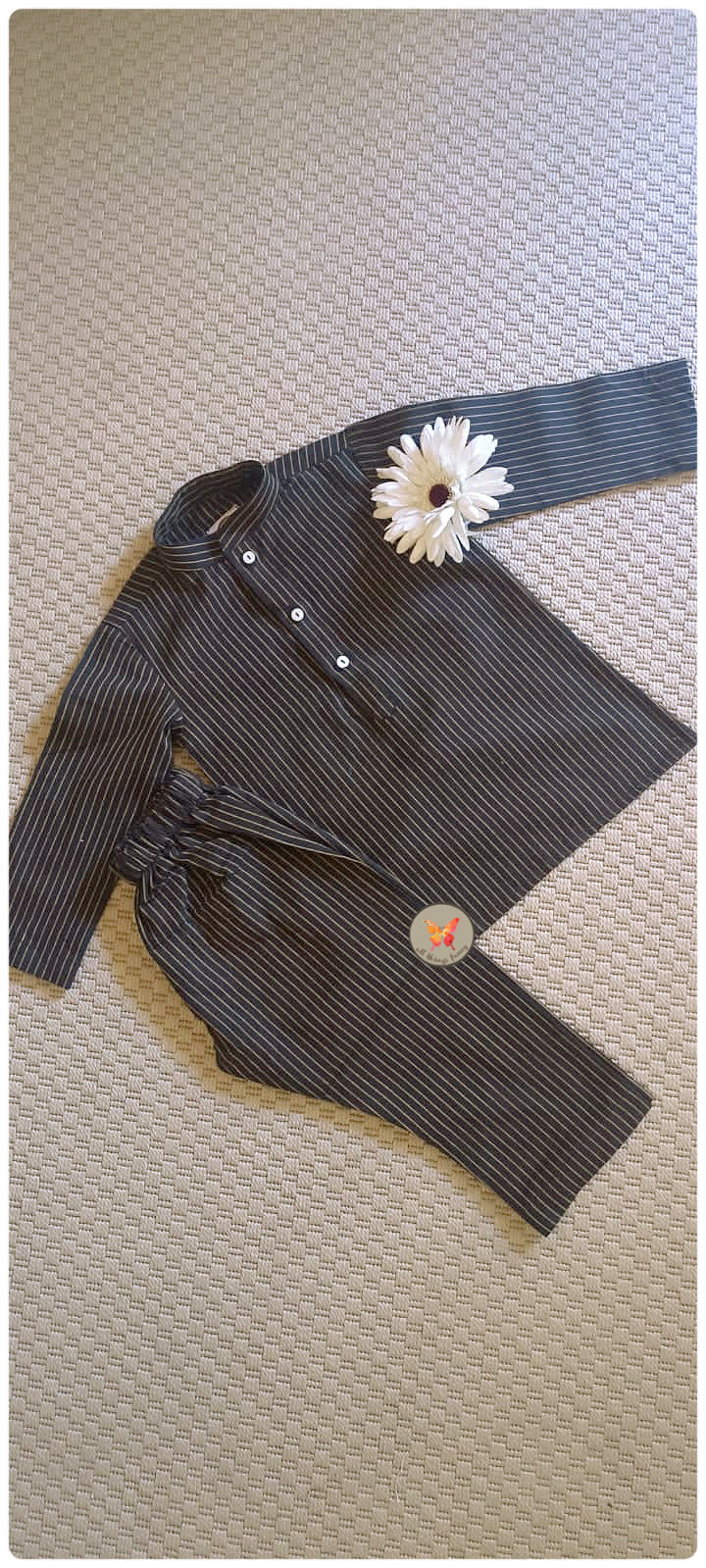 Ninni time kurta set - Black