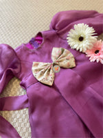 Load image into Gallery viewer, The Lavender Balloon Sleeves Dress
