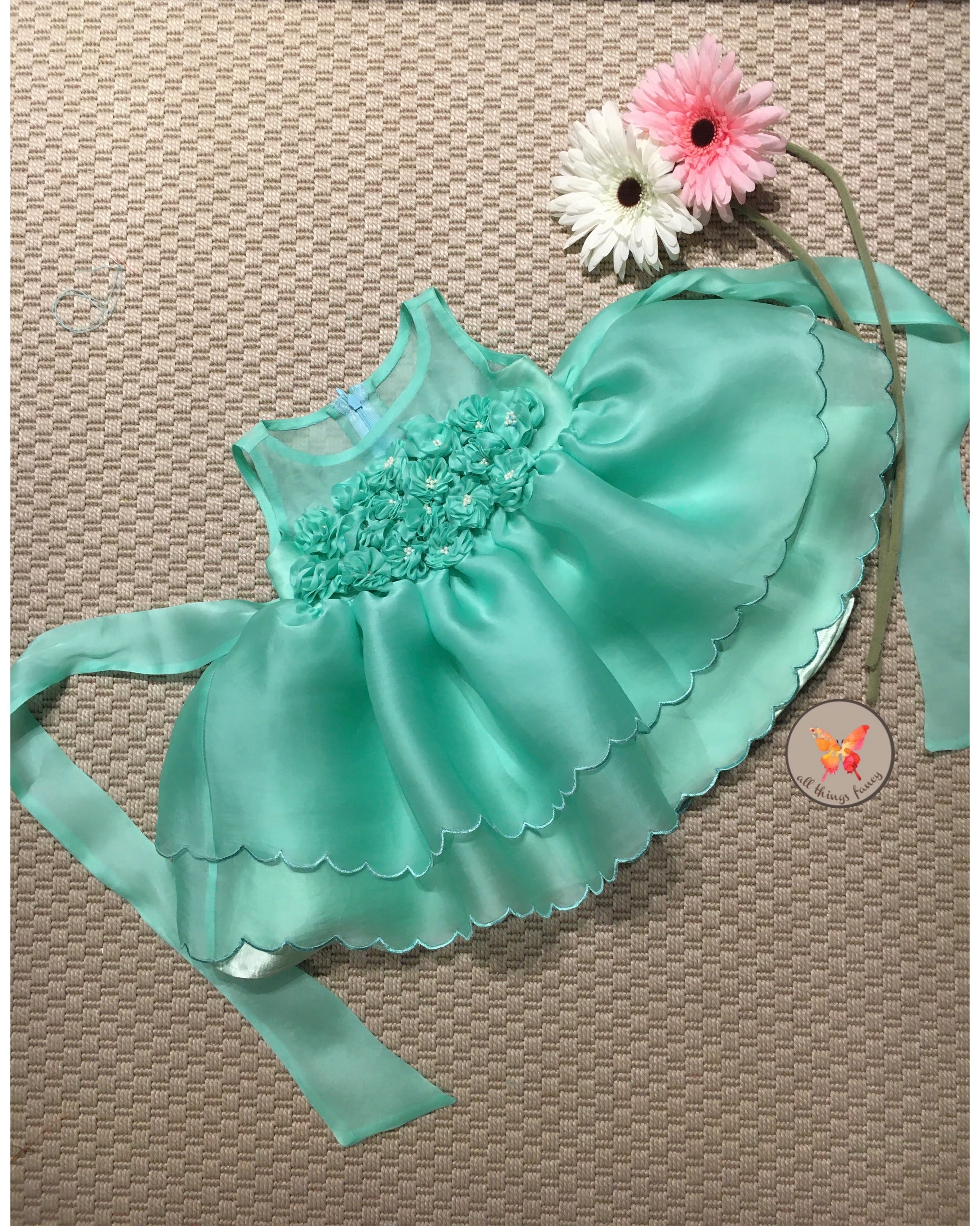 The Mint Carnations Dress