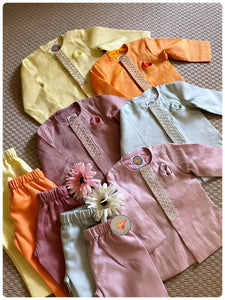 “Xoxo” Zari Checks Set - Yellow