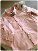 Load image into Gallery viewer, Classic Pintucked Shirt- Candy
