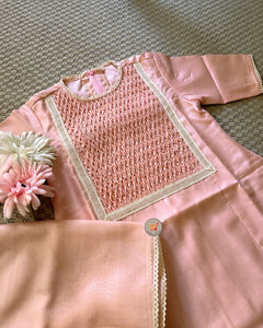 The Honeycomb Suit Set- Blush