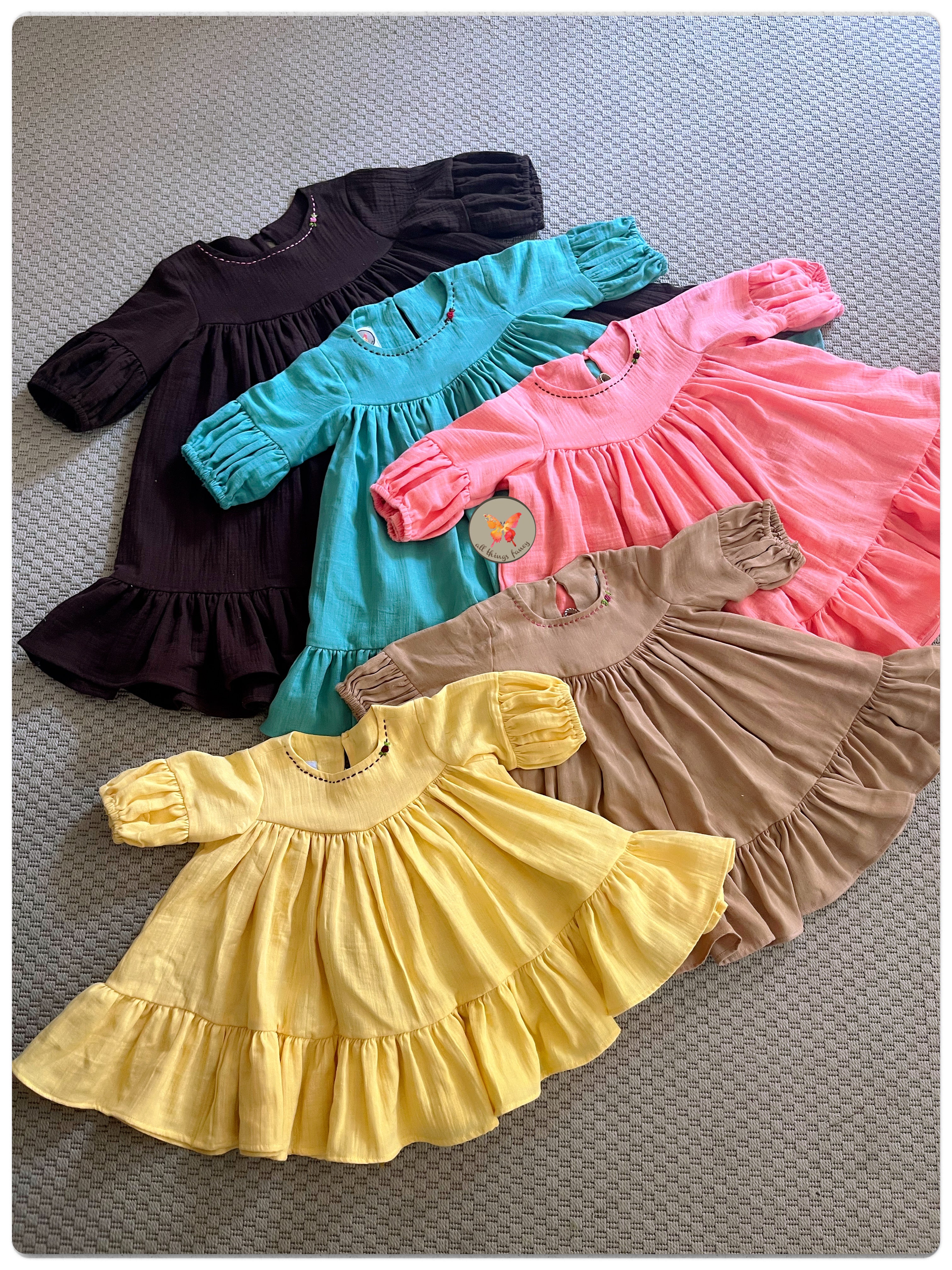 Crinkle Nutella Dress